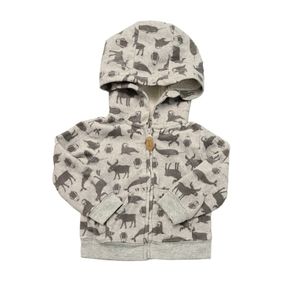 Carter's Unisex Hoddie Jacket Fleece Animals Print